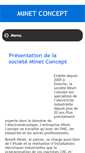Mobile Screenshot of minetconcept.be