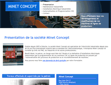 Tablet Screenshot of minetconcept.be